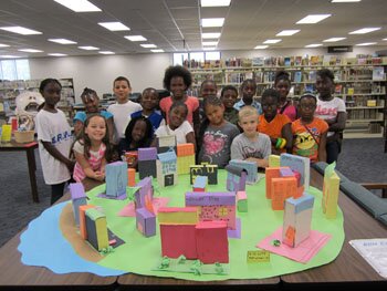 Box City project at Dobbs Elementary. 